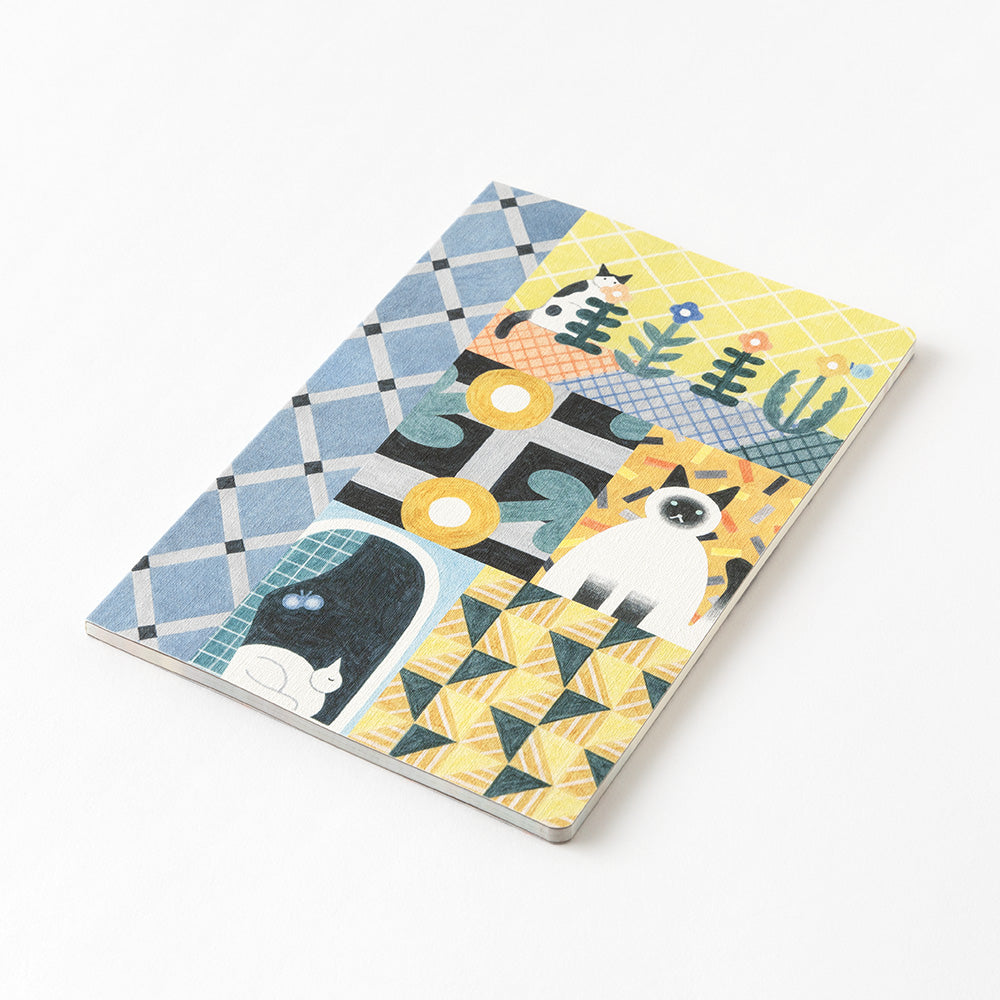 Midori Yuru Log Notebook - Cat