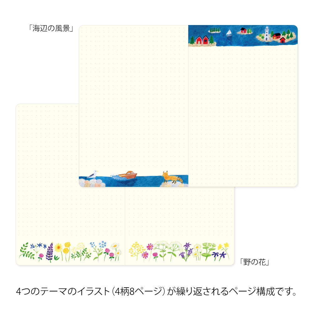 Midori Yuru Log Notebook - Scandinavia