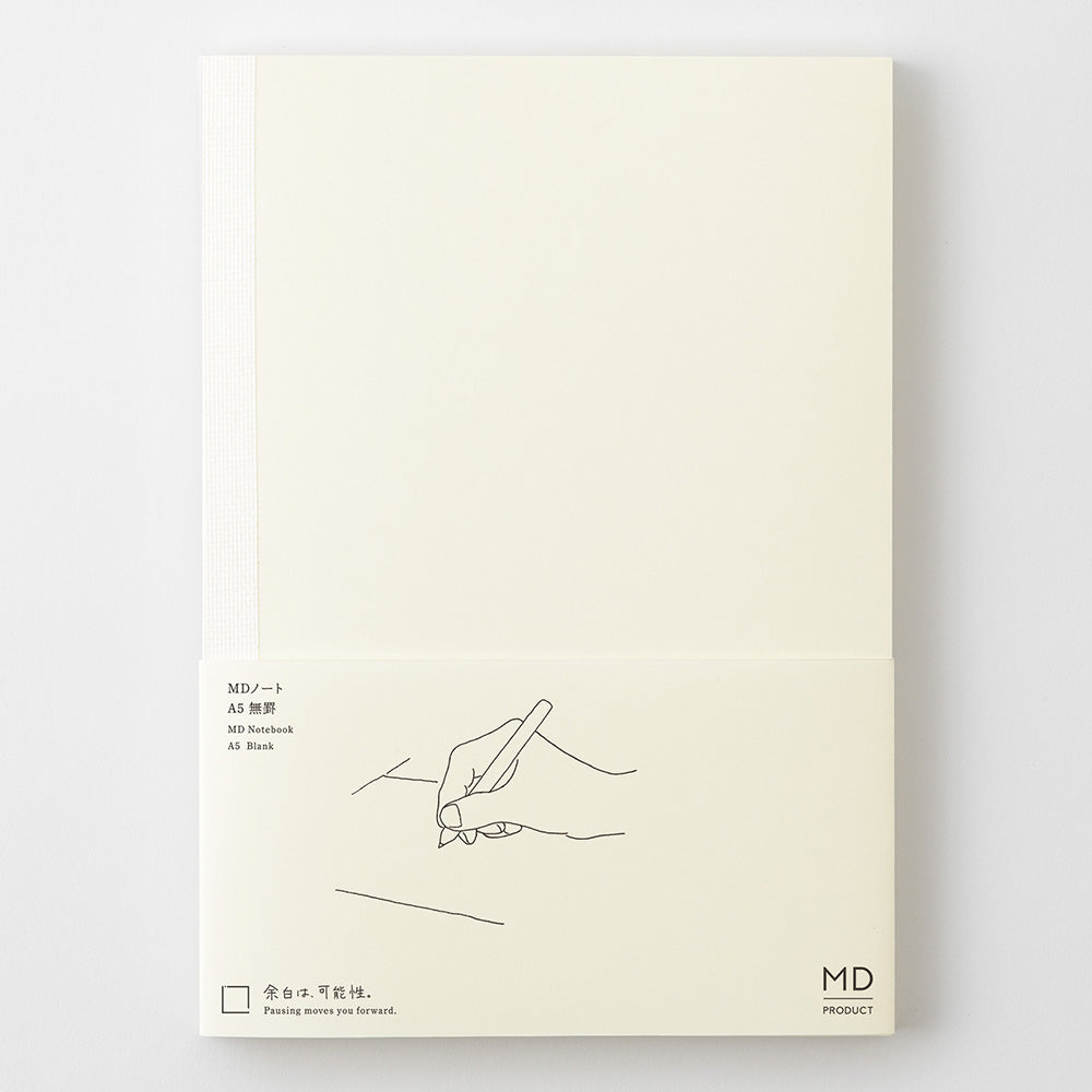Midori MD Paper - A5 Blank White