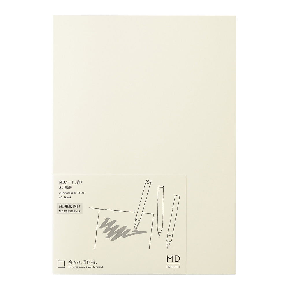 Midori MD Notebook Thick - A5 Blank
