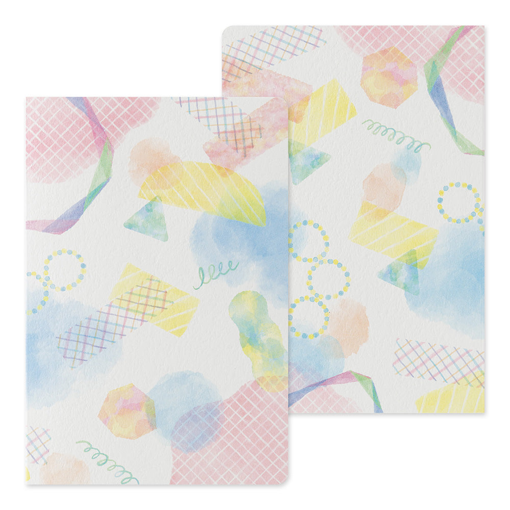 Midori Yuru Log Notebook - Watercolor