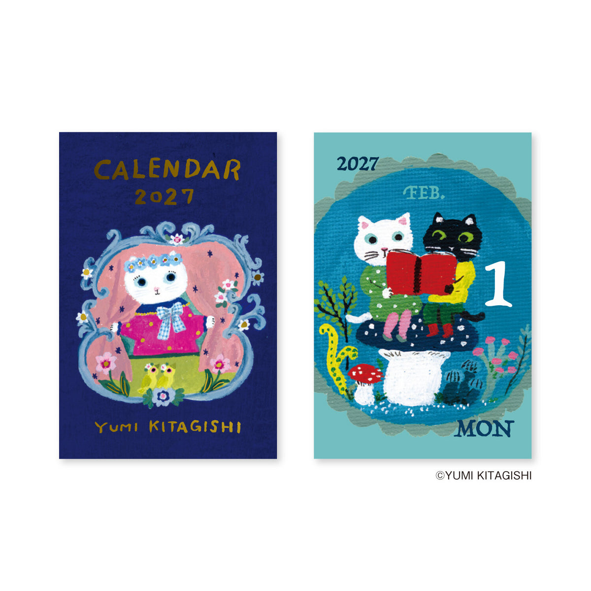 Yumi Kitagishi 2027 Himekuri - Mini Calendar