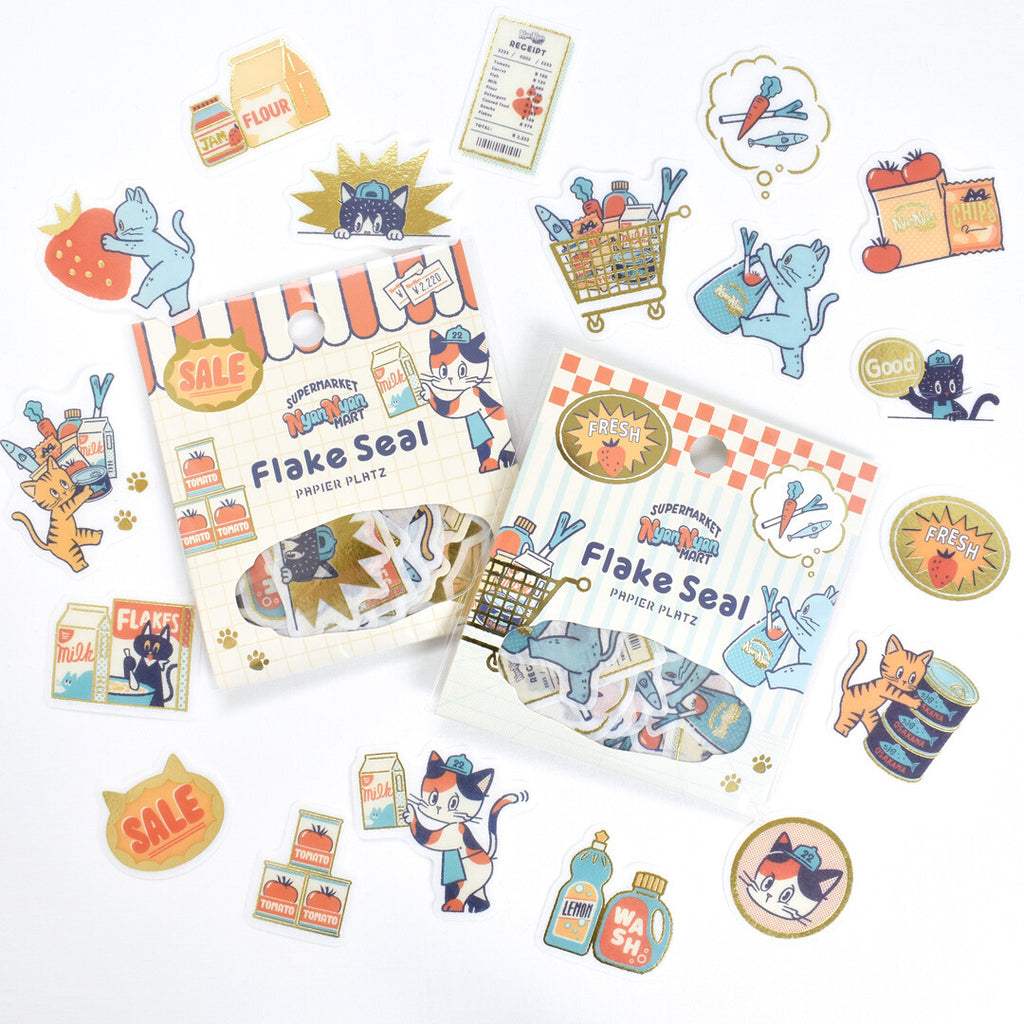 ob1toy Flake Seal Stickers - Nyannyan Mart - Weekday