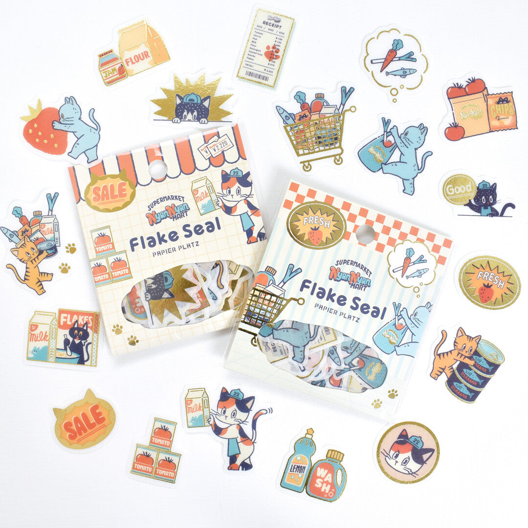 ob1toy Flake Seal Stickers - Nyannyan Mart - Weekday