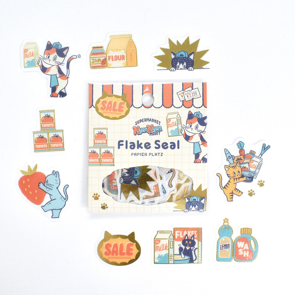 ob1toy Flake Seal Stickers - Nyannyan Mart - Sale Day