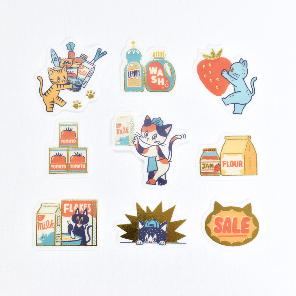 ob1toy Flake Seal Stickers - Nyannyan Mart - Sale Day