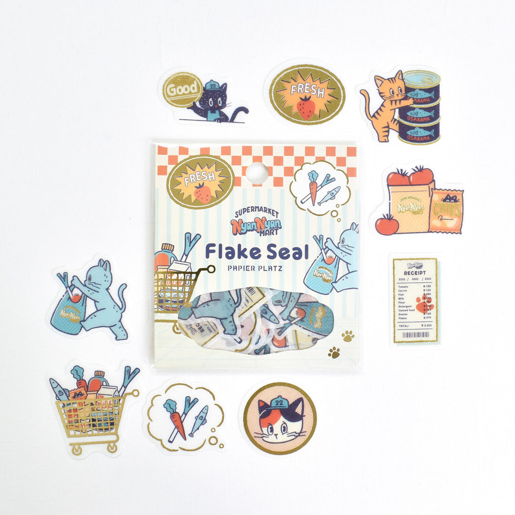 ob1toy Flake Seal Stickers - Nyannyan Mart - Weekday