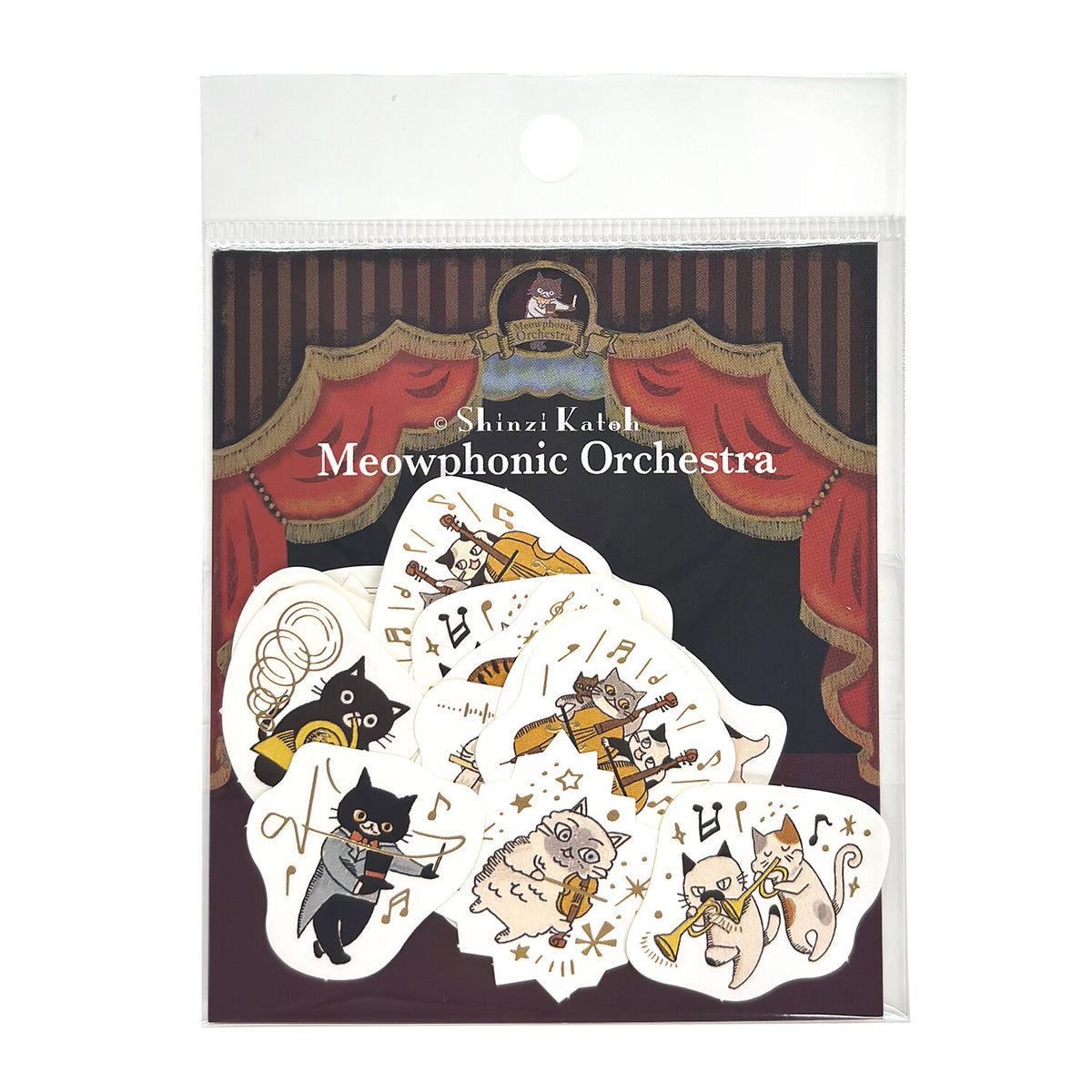Seal-do Flake Seal Stickers - Shinzi Katoh - Meowphonic Orchestra