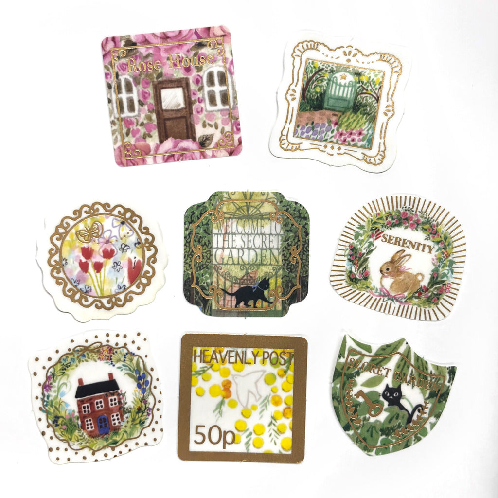 Seal-do Flake Seal Stickers - Shinzi Katoh - Heavenly Garden