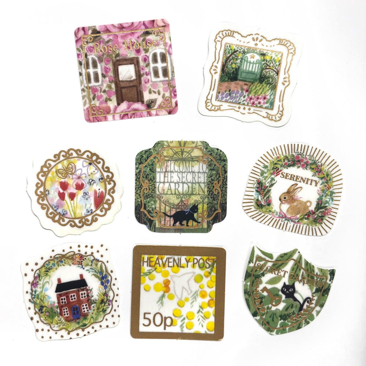 Seal-do Flake Seal Stickers - Shinzi Katoh - Heavenly Garden