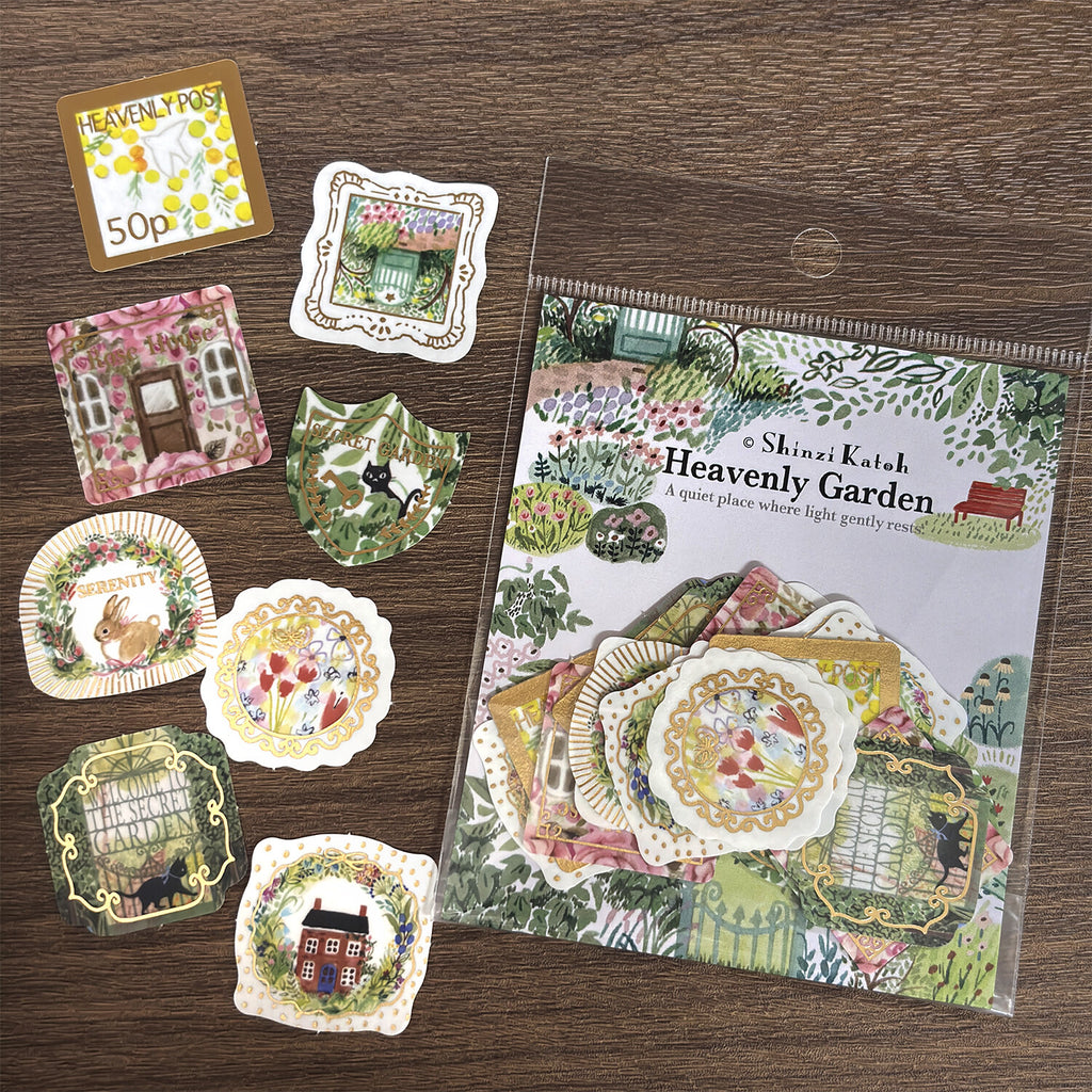 Seal-do Flake Seal Stickers - Shinzi Katoh - Heavenly Garden