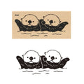 Kodomo No Kao - I Love Stamp Series - I Love Hand-tied Otters