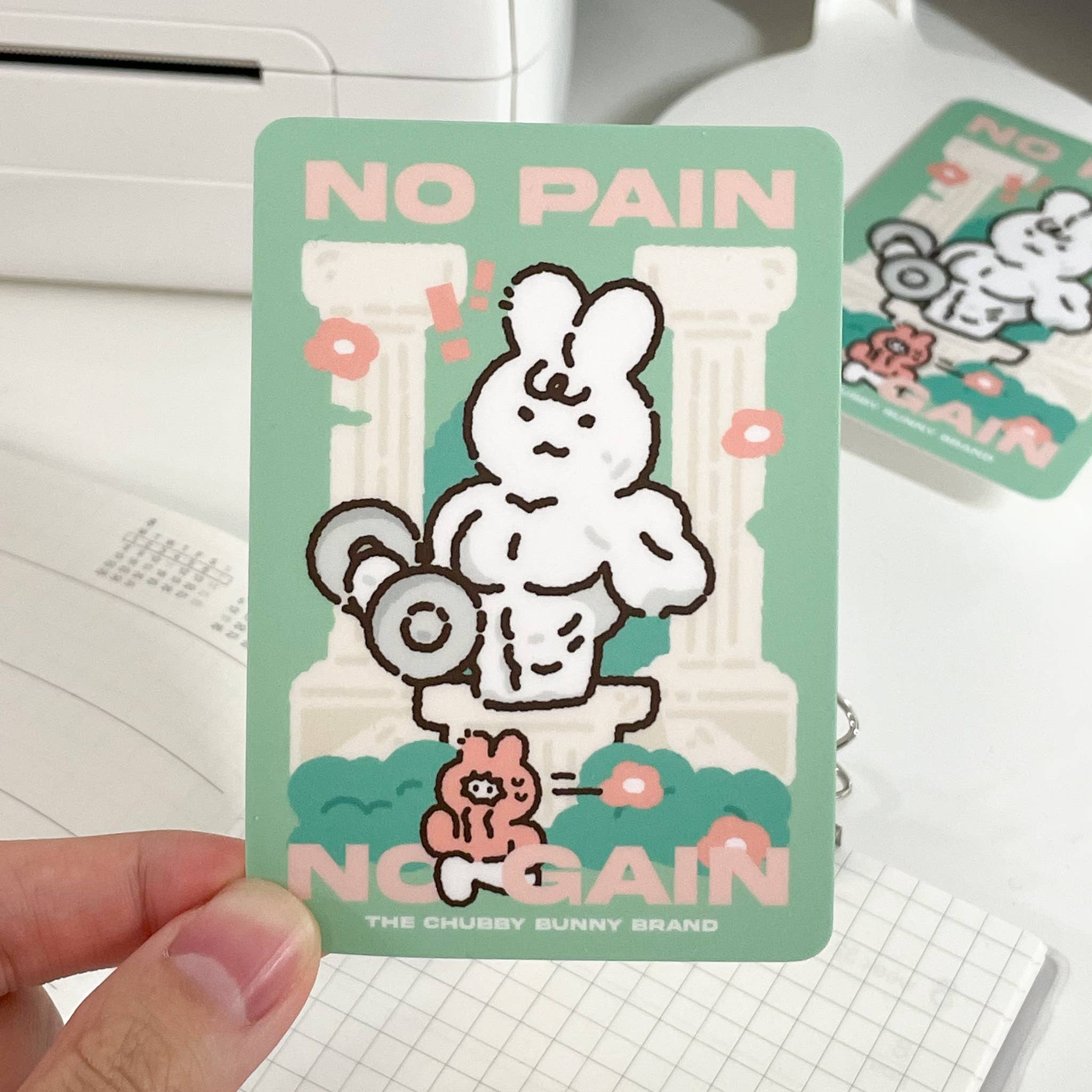 No Pain No Gain Workout - Vinyl Sticker