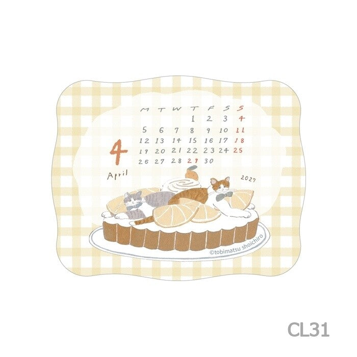 Furukawashiko 2027 Sticker Flakes Calendar