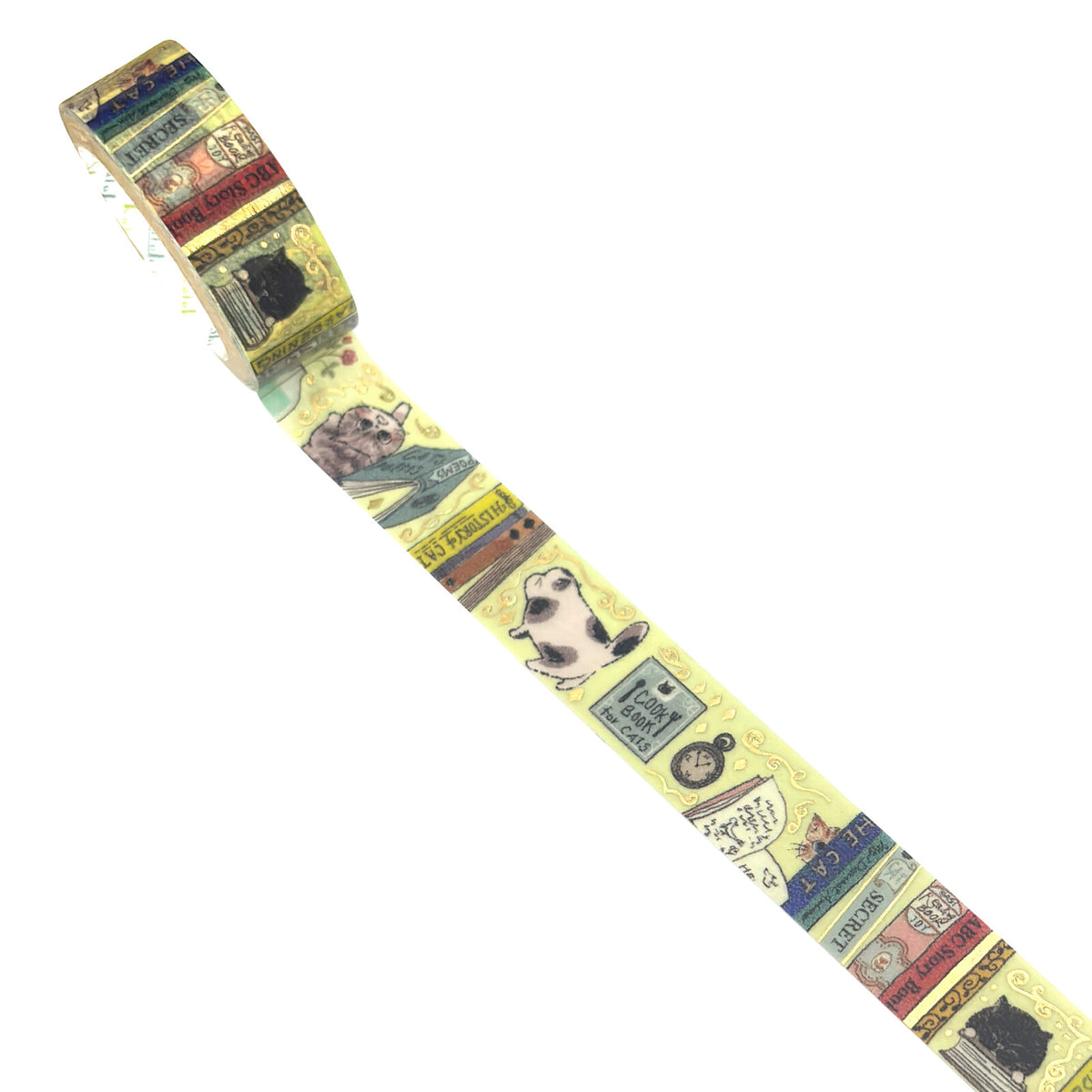 Seal-do Washi Tape - Shinzi Katoh - Cats & Books