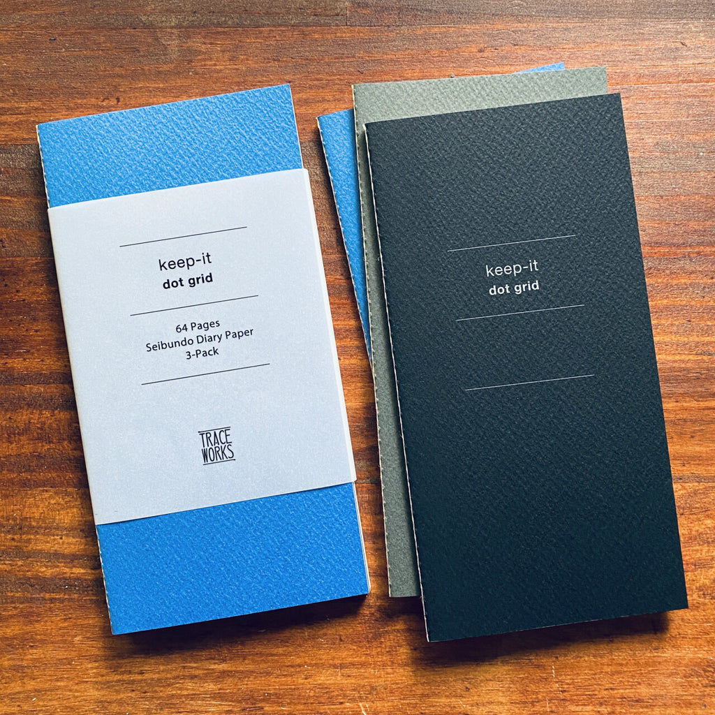 Nouto - keep-it - A5 Slim 3-pack Notebook - Dot Grid