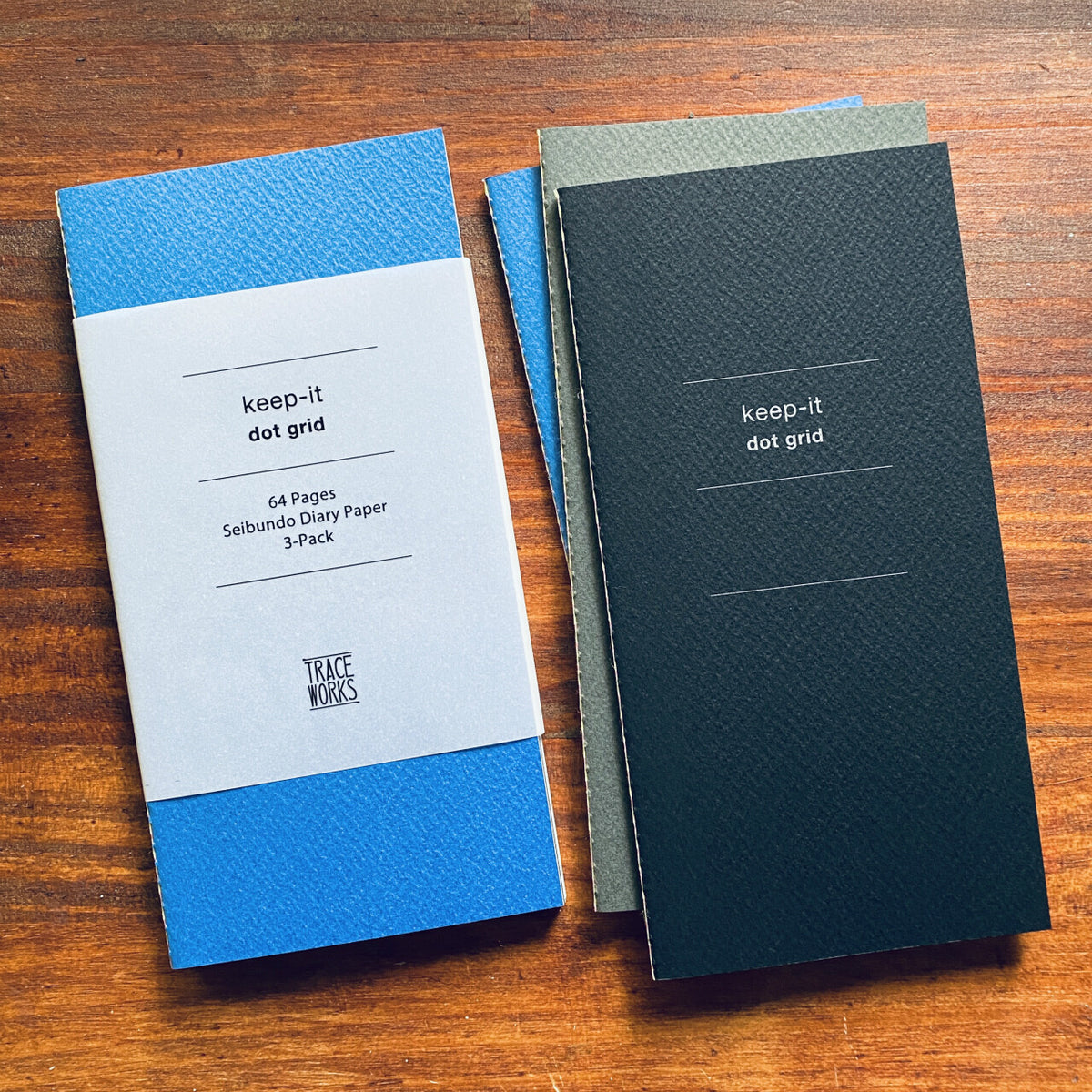 Nouto - keep-it - A5 Slim 3-pack Notebook - Dot Grid