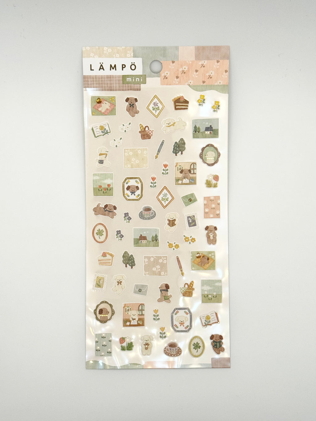 Lampo Mini Series Sticker Sheet - Dog & Late Afternoon