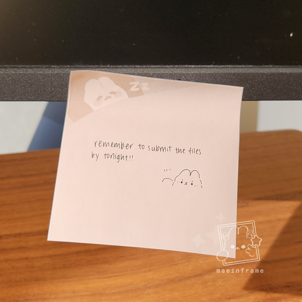 Bed is comfy | sticky note