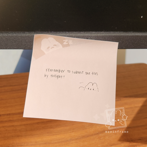 Bed is comfy | sticky note
