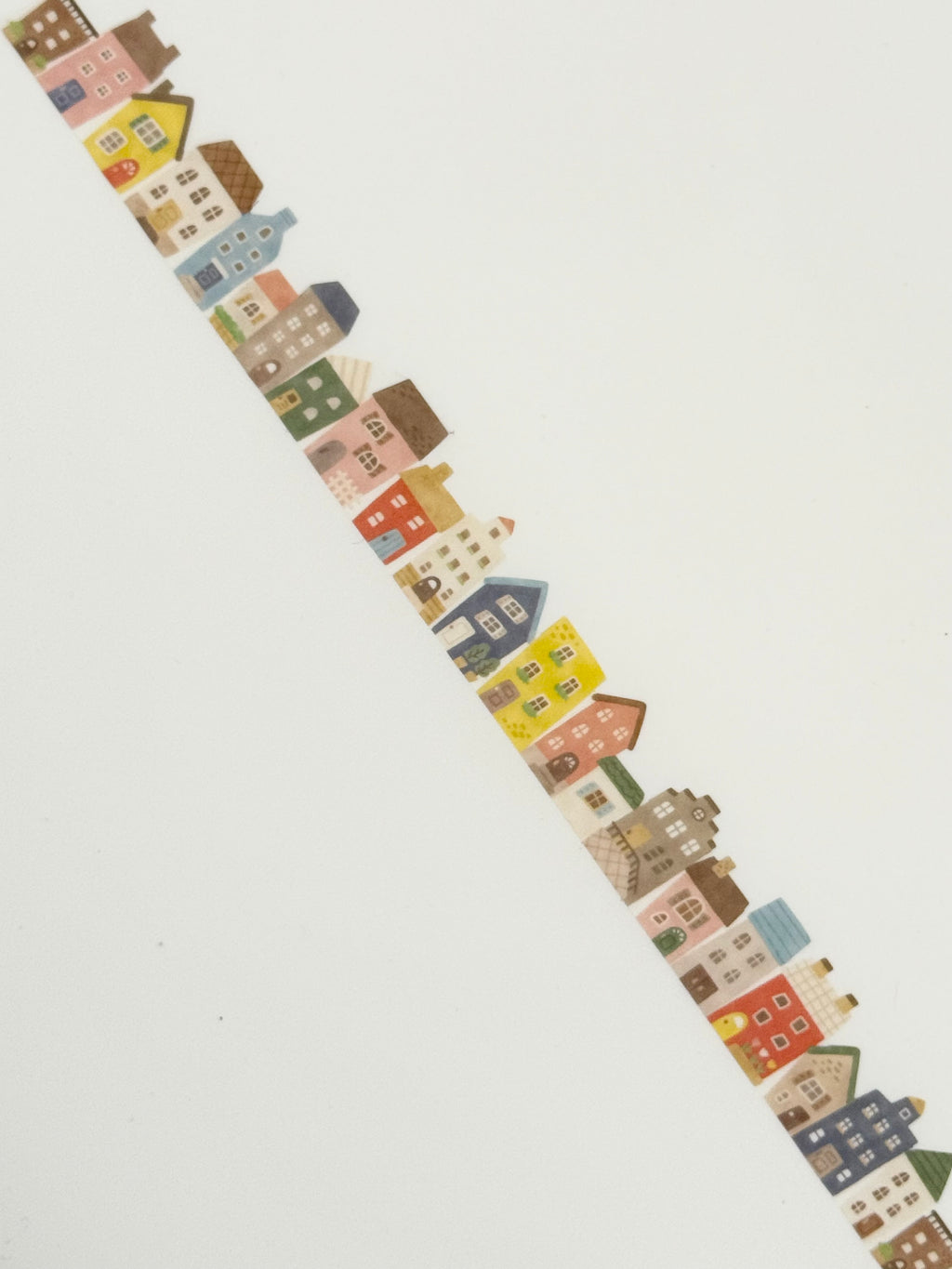 Mind Wave Die-cut Washi Masking Tape - Cute Houses