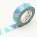mt Washi Tape - Triangle And Diamond Blue