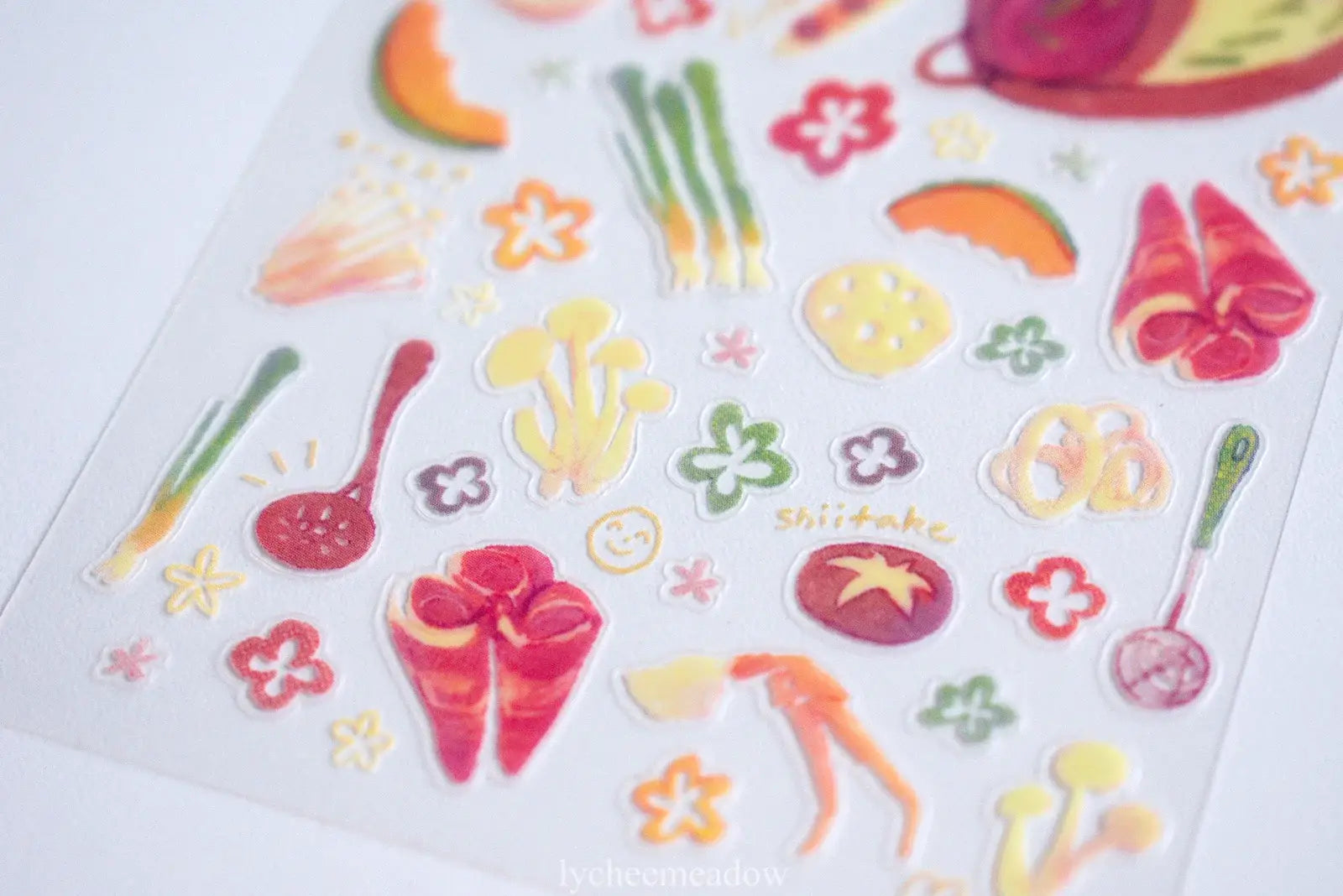 Hotpot Clear Sticker Sheet