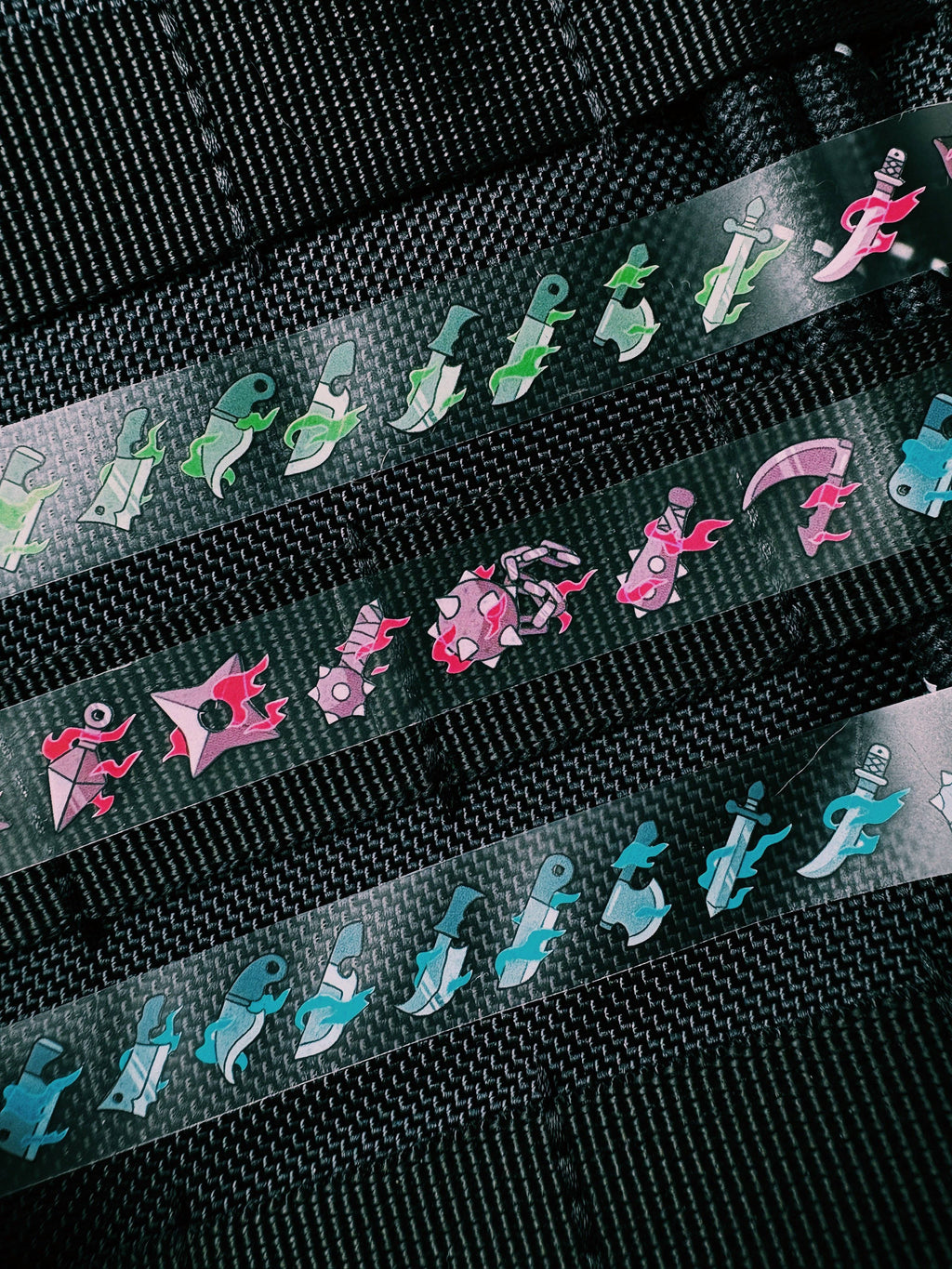 Pikarar Washi tape (clear) | Weapons