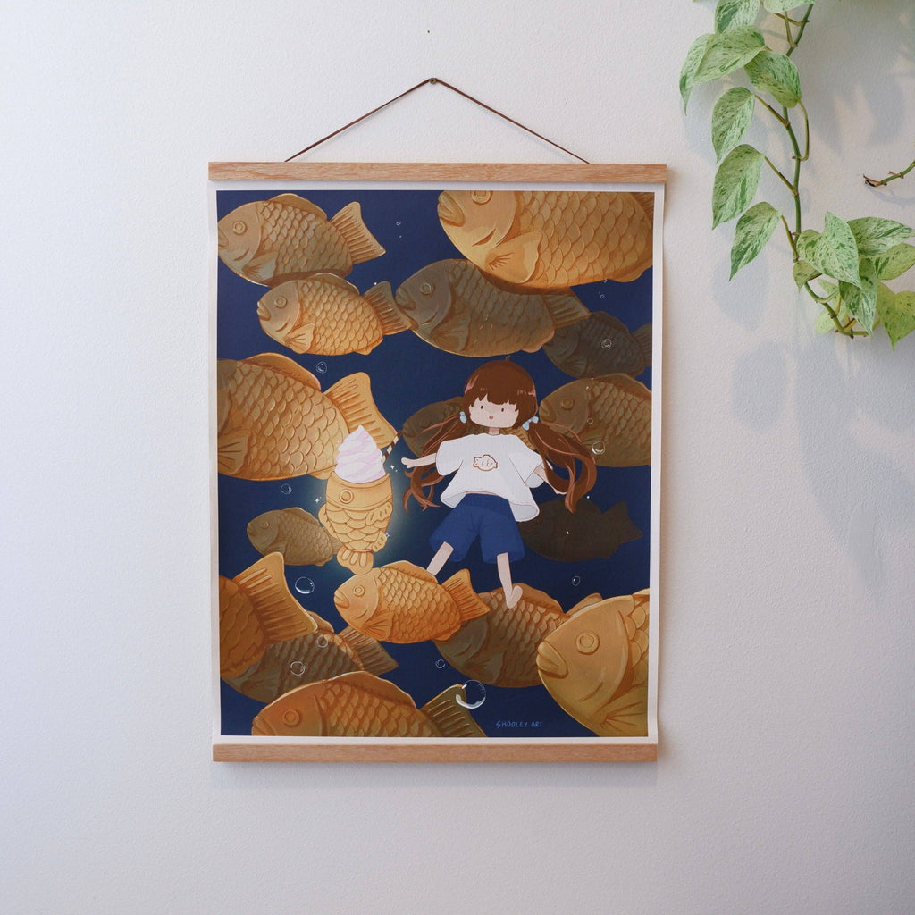 Taiyaki discovery art print
