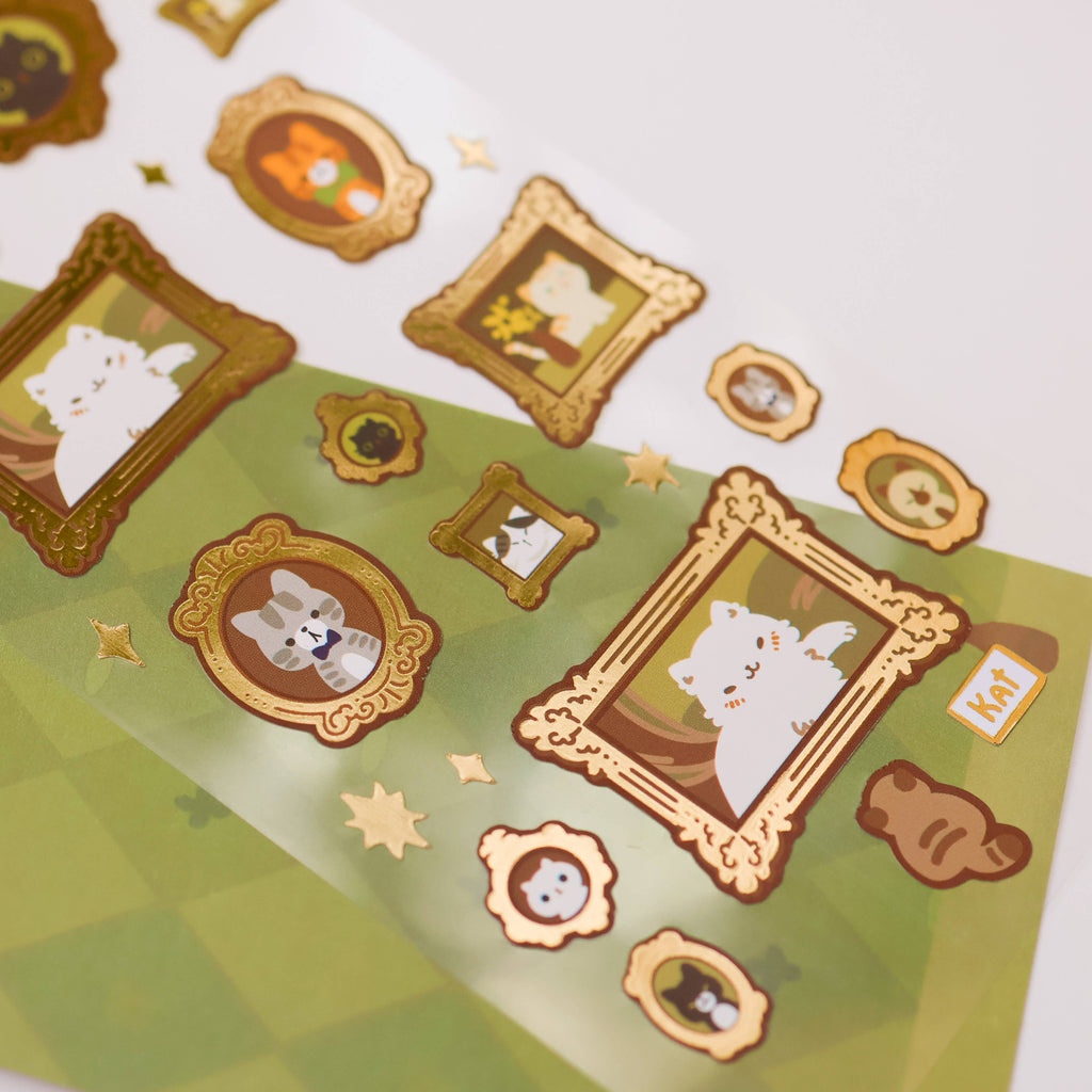 Meowster Piece Sticker Sheet