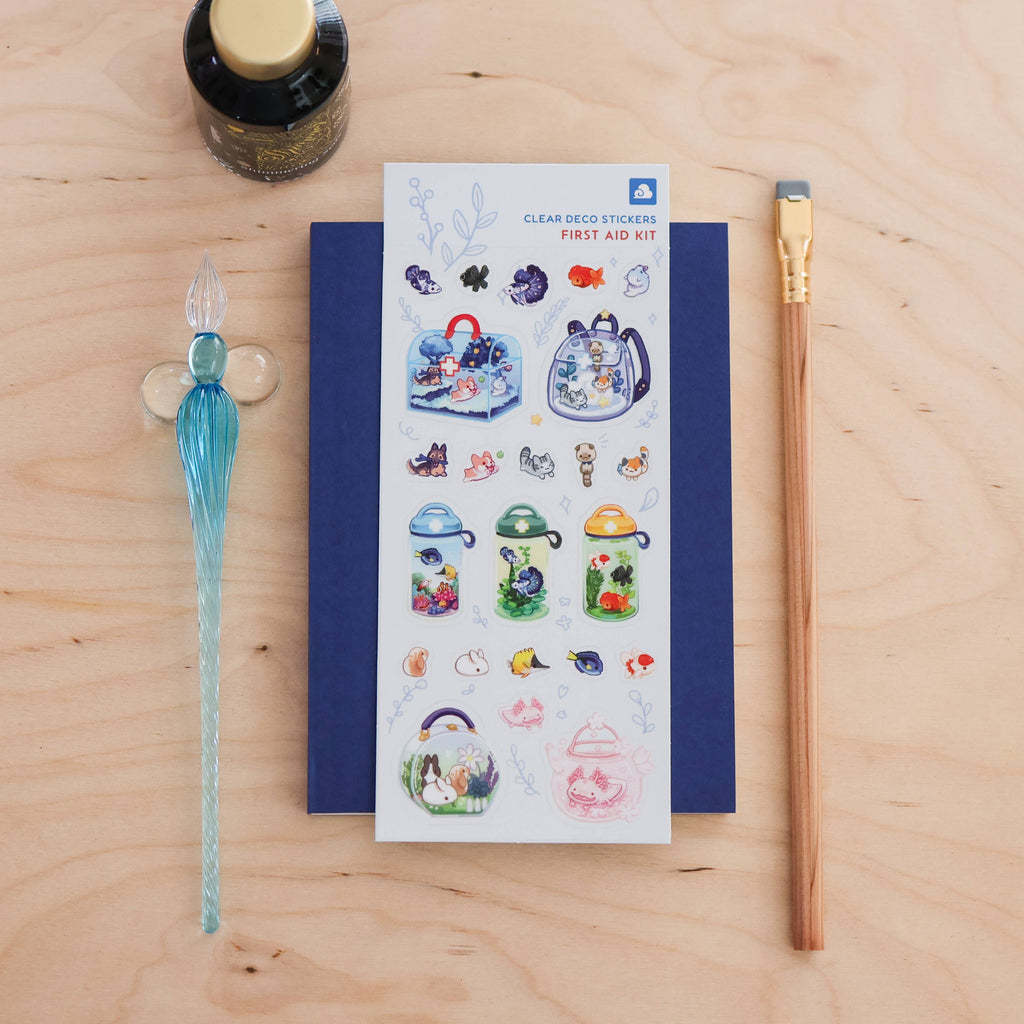 Sticker Sheet (Clear) - First Aid Kit