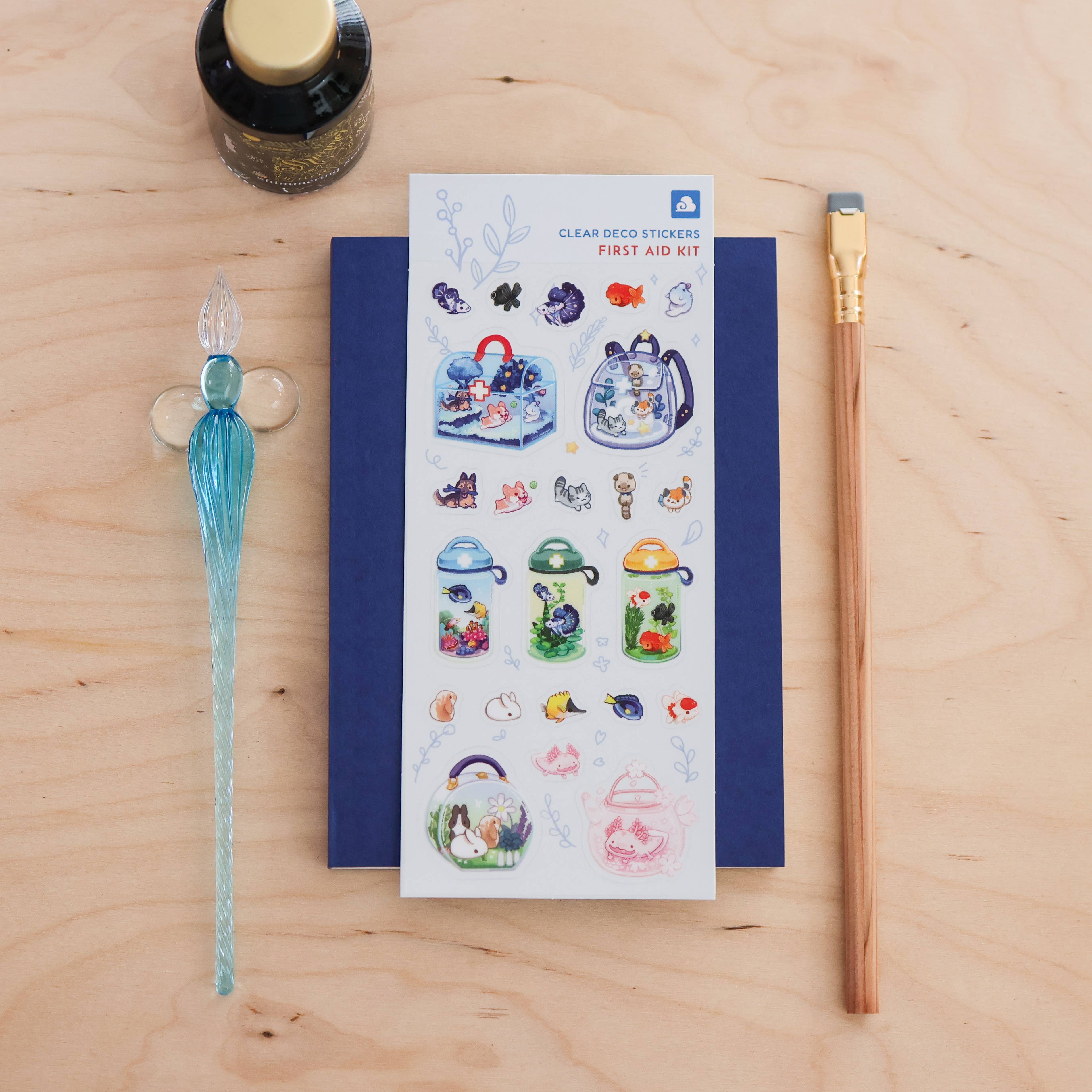Sticker Sheet (Clear) - First Aid Kit