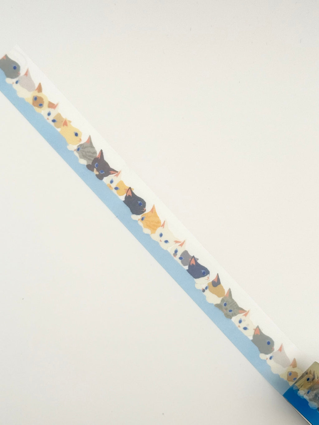 mula x RYURYU Clear Tape - Kitties Blue