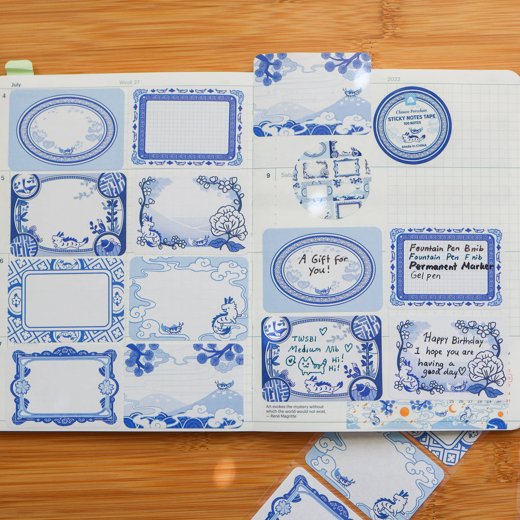 Paper Roll Labels  - Chinese Porcelain