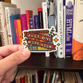 Just One More Book Matte Sticker