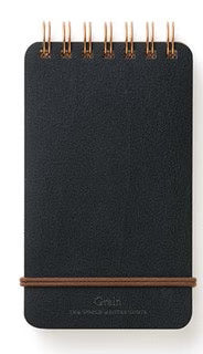 Midori Grain Memo Pad - 5" x 3" - Grain dark brown