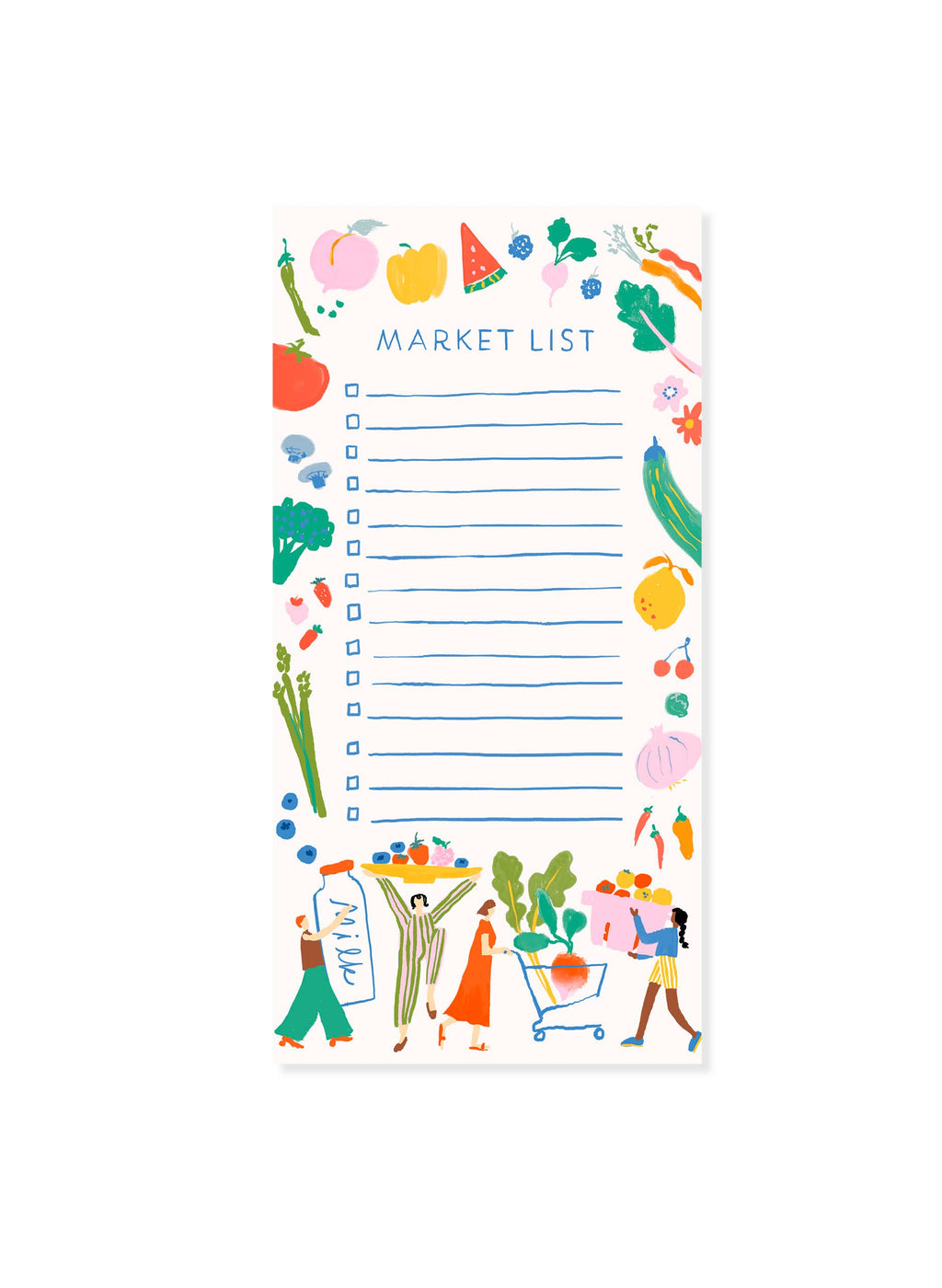 Market Party Market Pad – Magnetic Grocery List Notepad