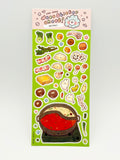 Hot Pot Deco Sticker Sheet