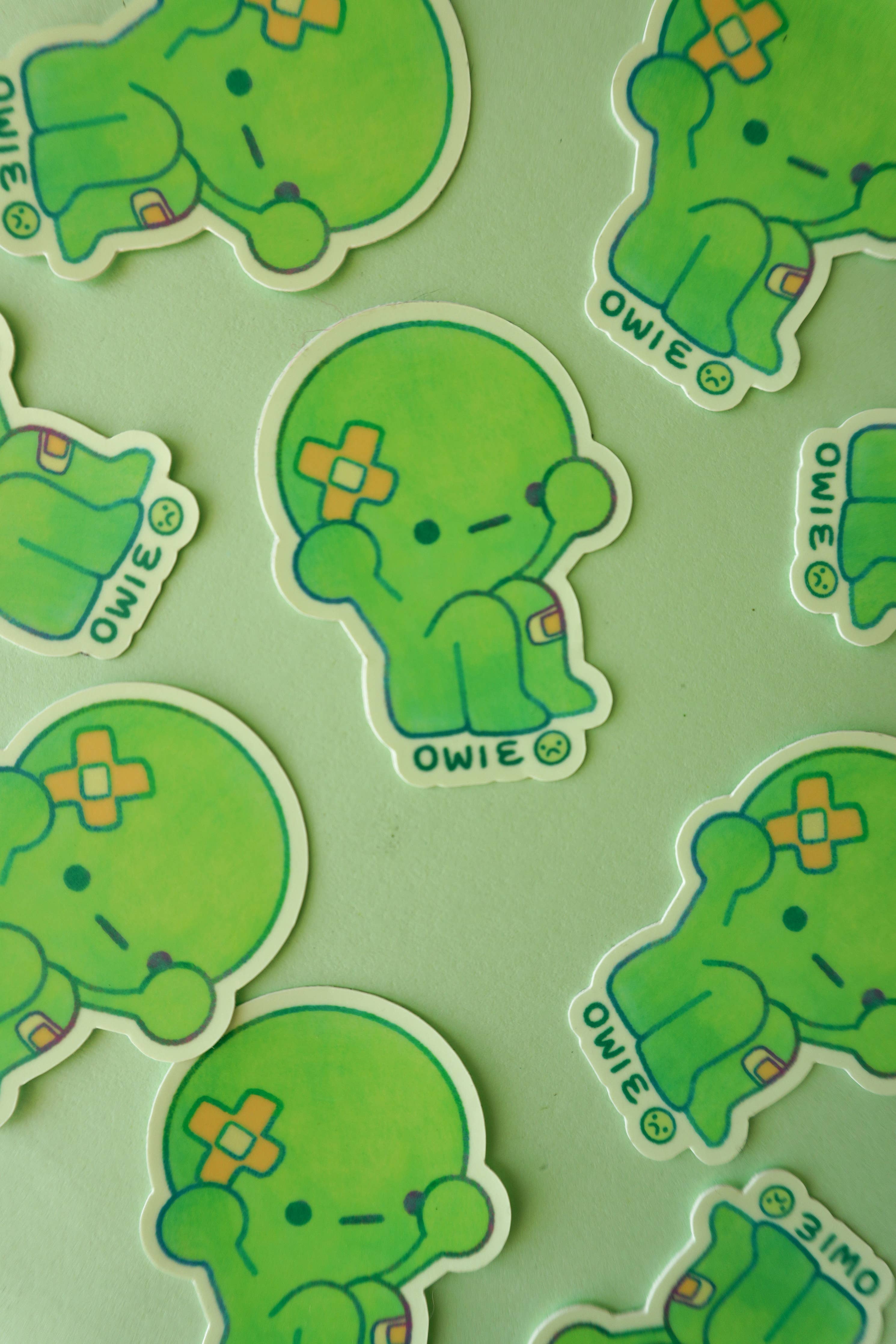 Smiski Glow in the Dark Vinyl Sticker