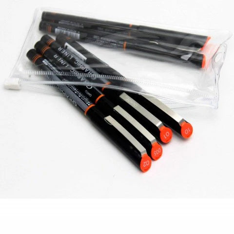 Ohto Graphic Liner Rollerball Pen Set