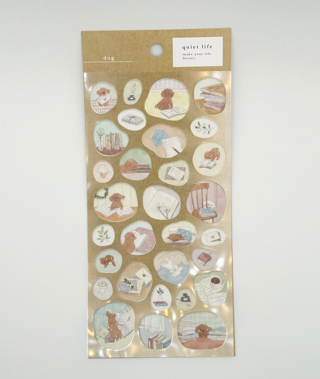 Quiet Life Sticker Sheet - Dog