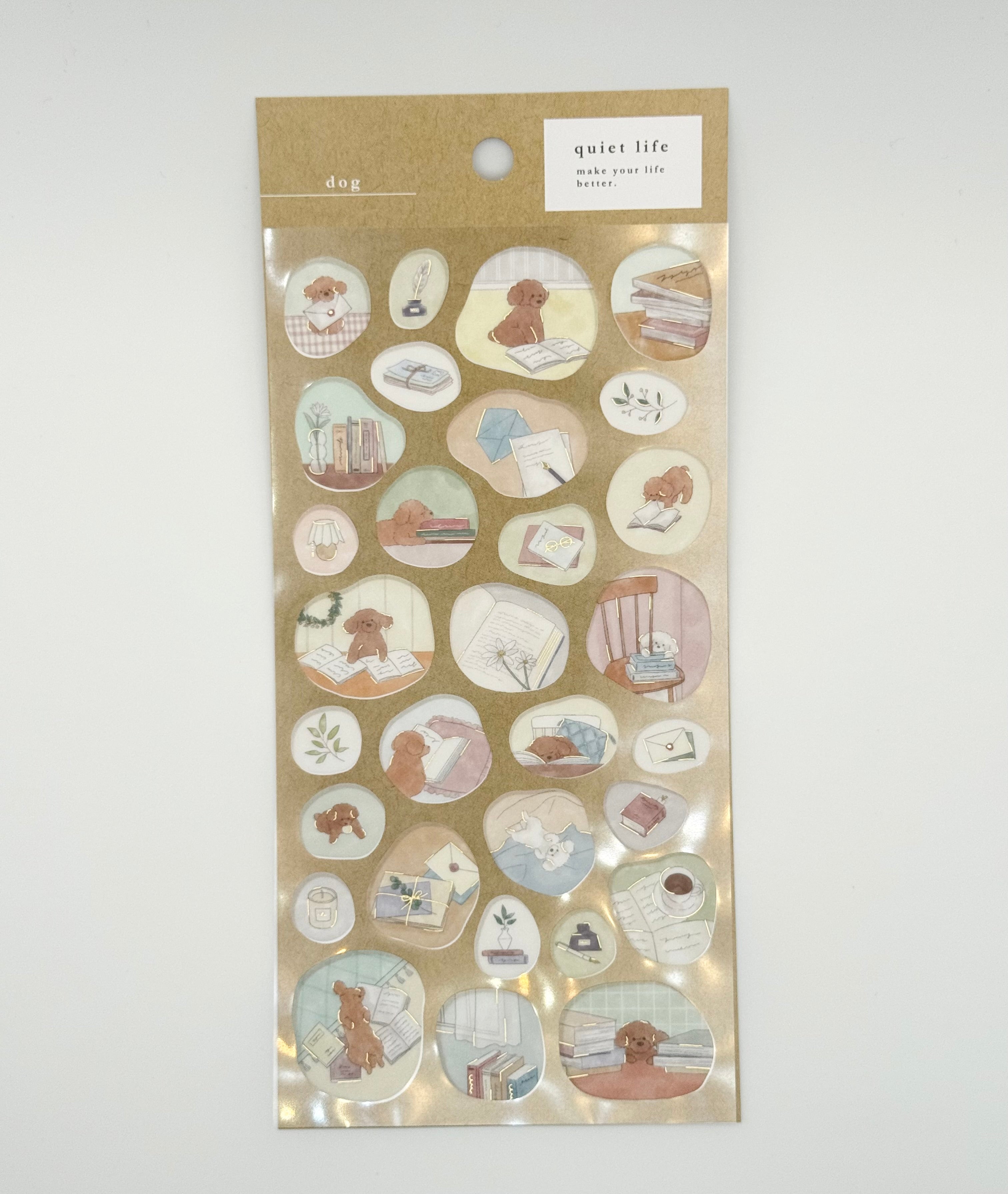 Quiet Life Sticker Sheet - Dog