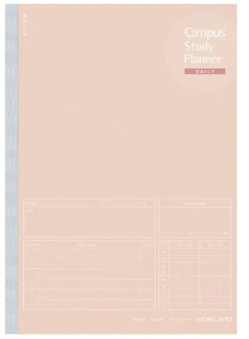 Campus Study Planner A5 Daily - Pink