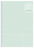 Campus Study Planner B5 Daily - Green