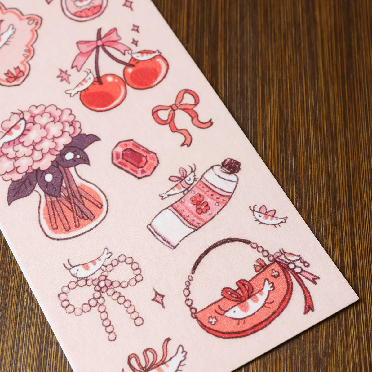 Sticker Sheet (Washi) - Princess Shrimp