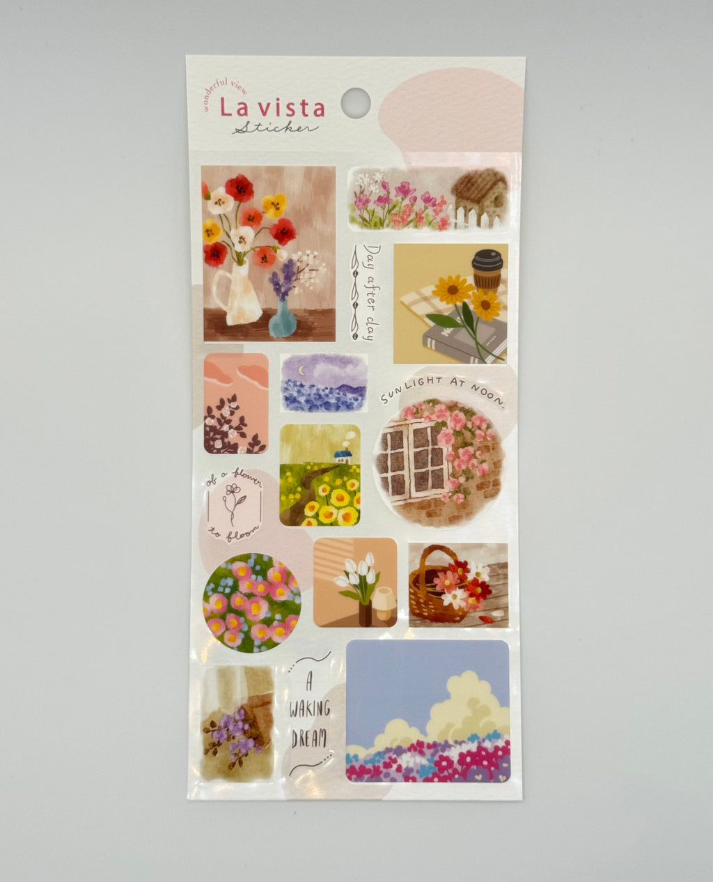 La Vista Sticker Sheet - Flowers