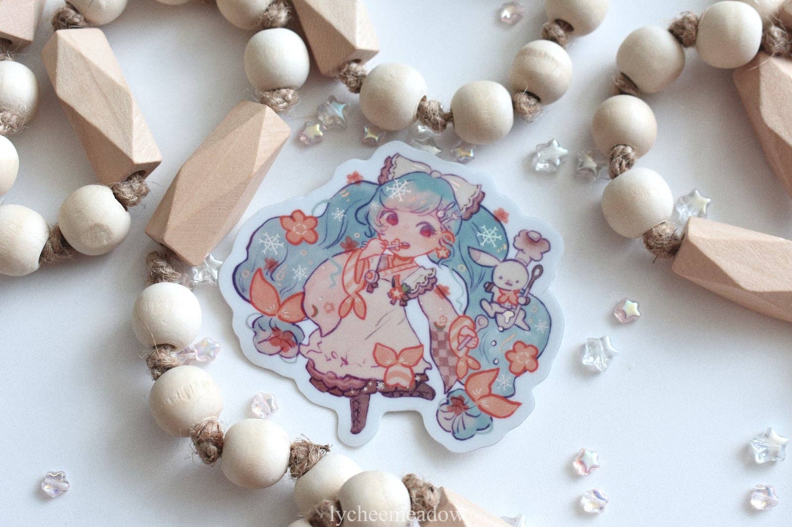 Miku: Snow Miku 2024 Holographic Vinyl Sticker
