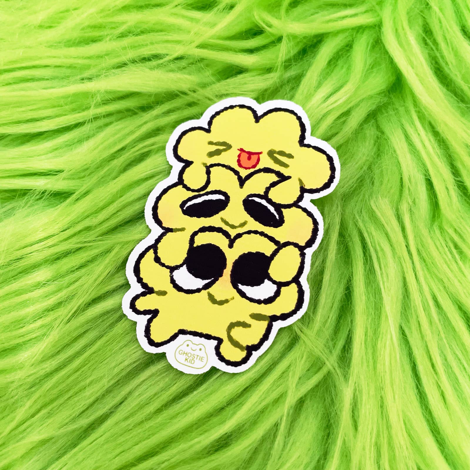 Frog Stack - Vinyl Sticker