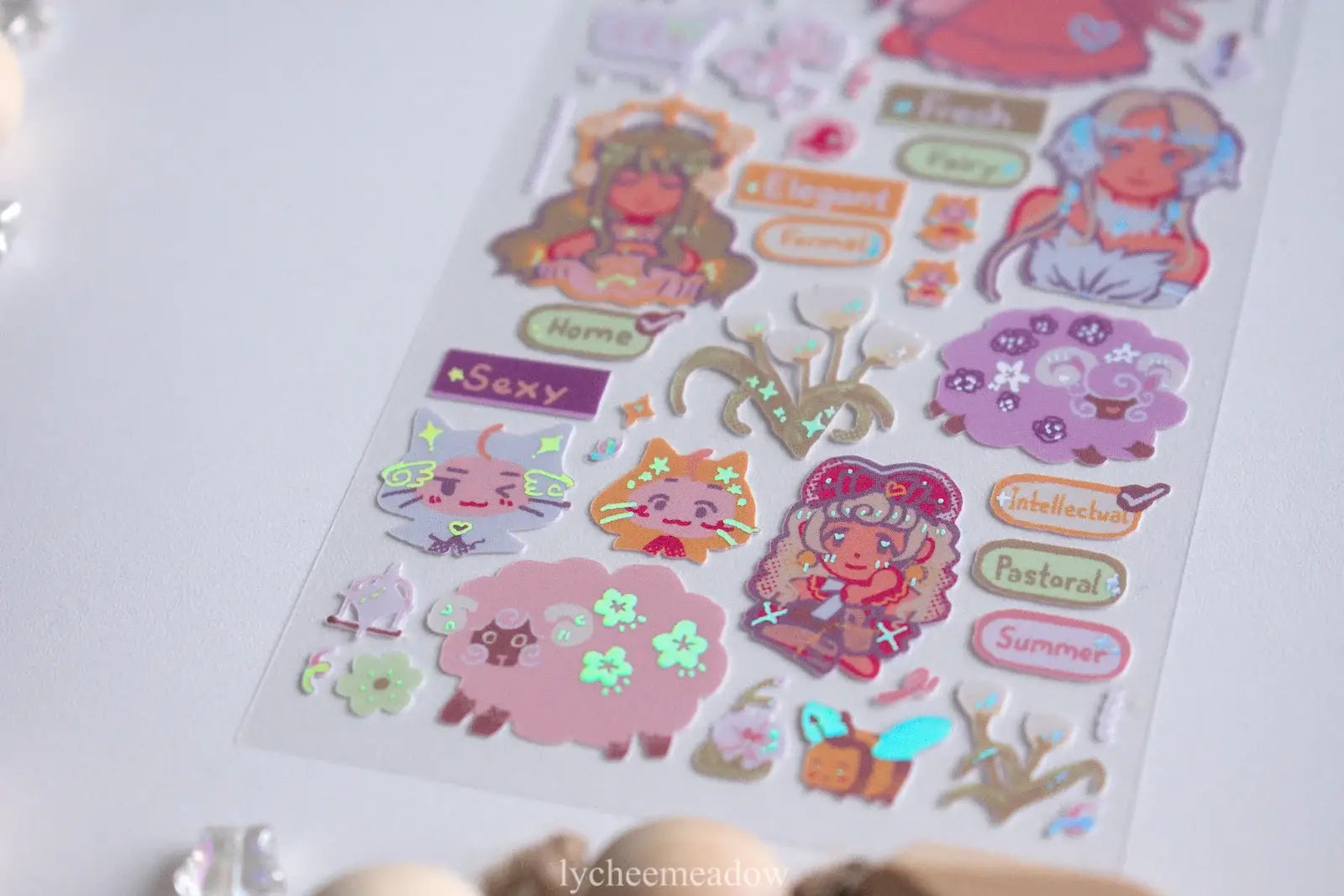 Infinite Fashion Holographic Sticker Sheet
