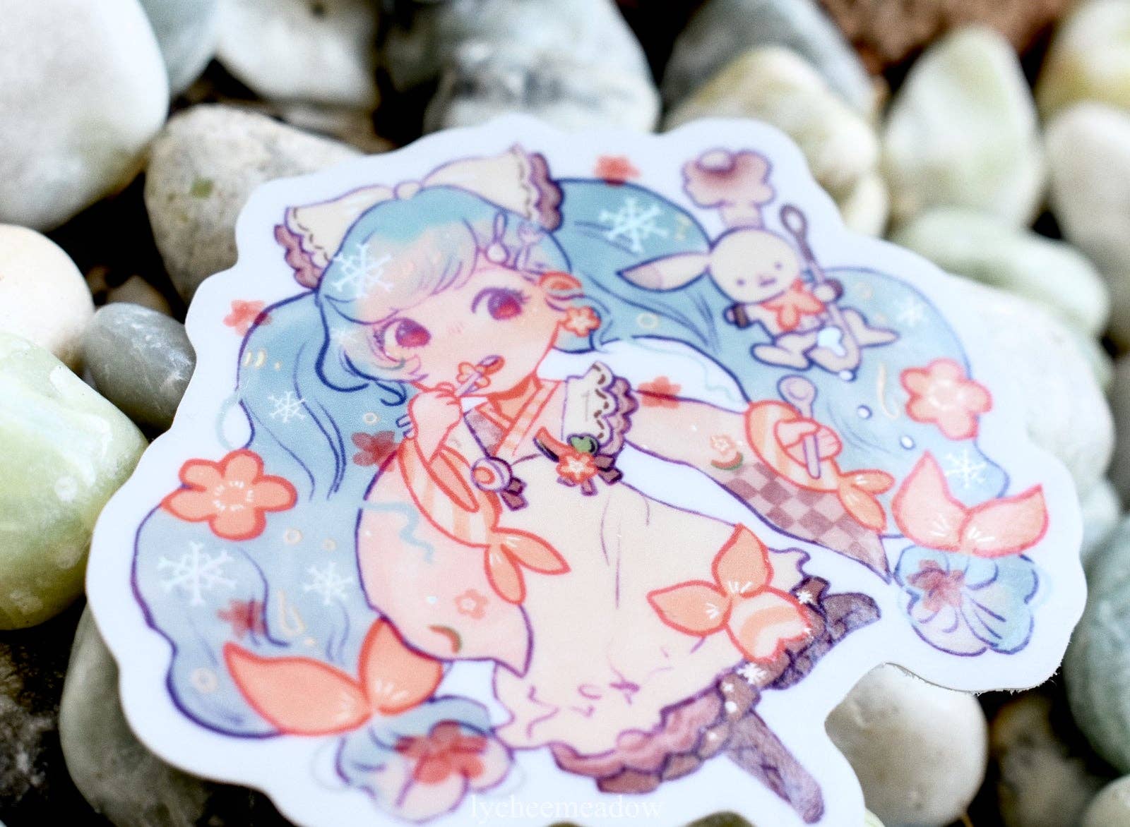 Miku: Snow Miku 2024 Holographic Vinyl Sticker